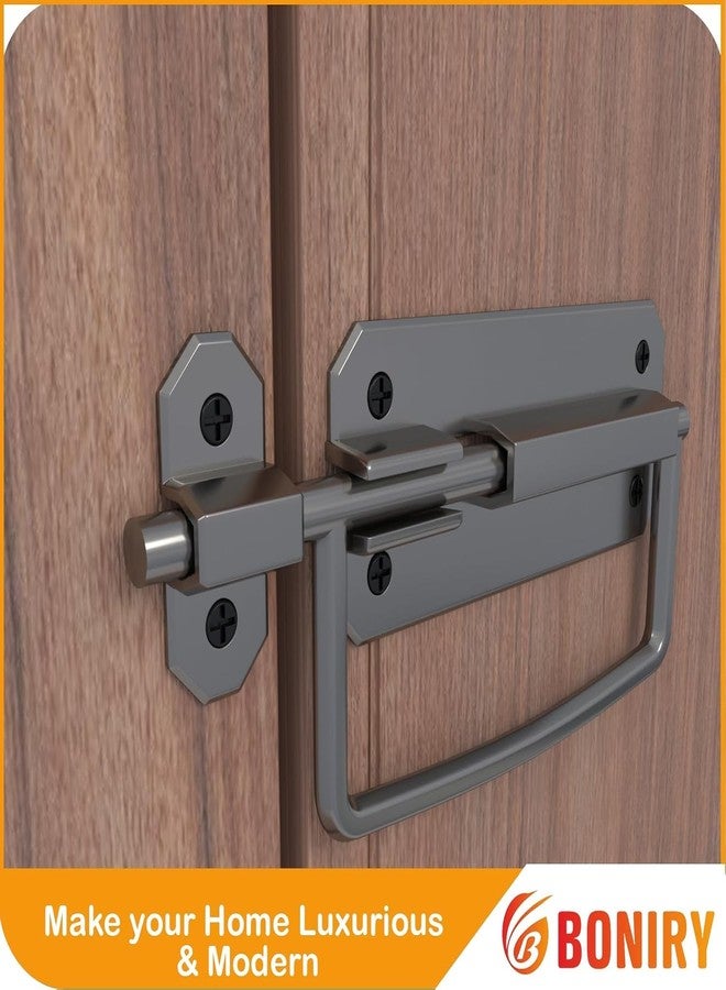 Boniry Door Lock/Latch- Premium Door Locks for Main Door - High Security Main Door Latch for Home and Office - Durable and Reliable Door Latch for Enhanced Safety (Satin Black) - Image 3